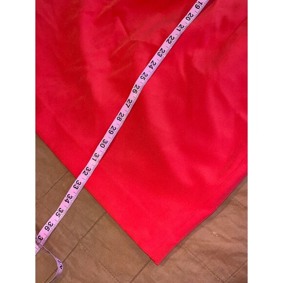 MILLY Square Neeck  Red Mini Dress Size 8 Womens - Picture 6 of 9